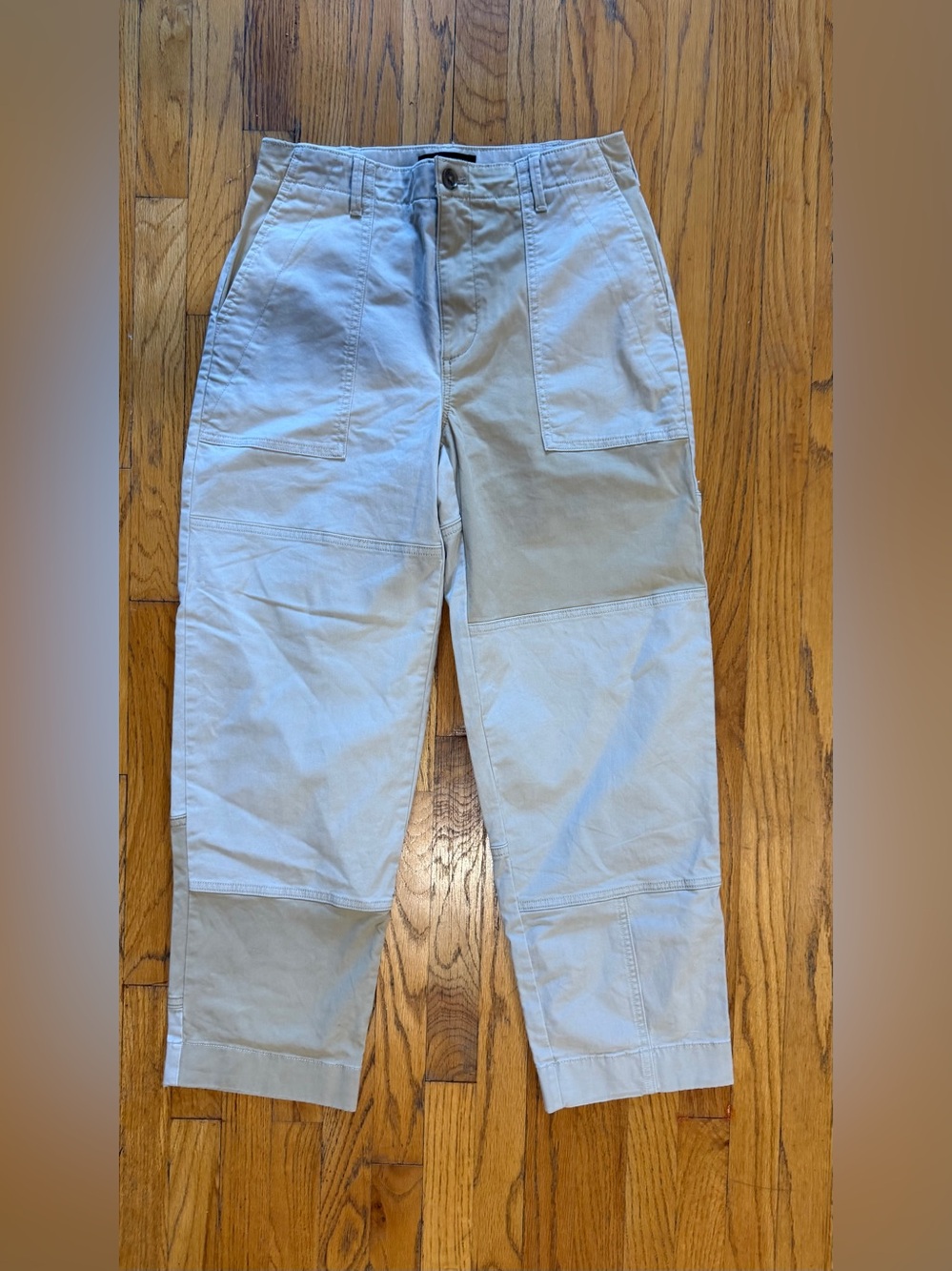 Banana Republic Light Gray Cargo Pants